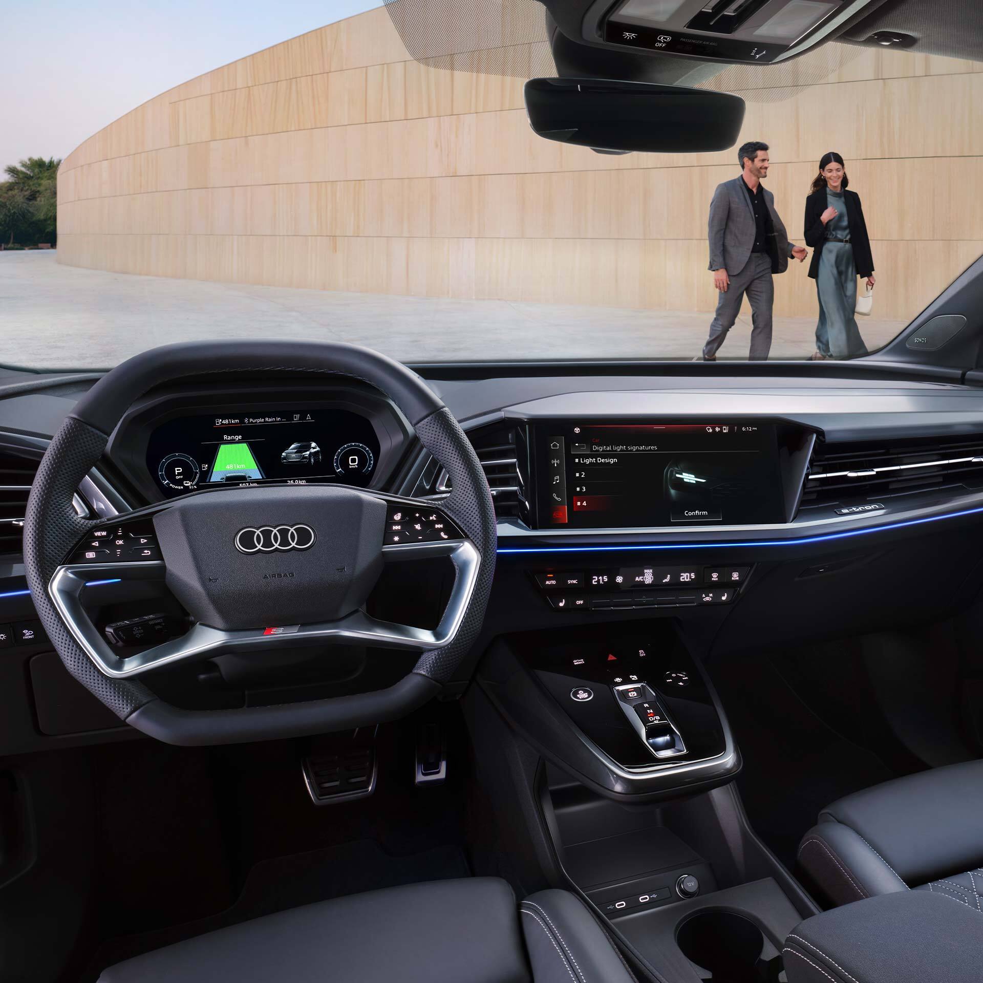 Bediensystem Audi Q4 e-tron