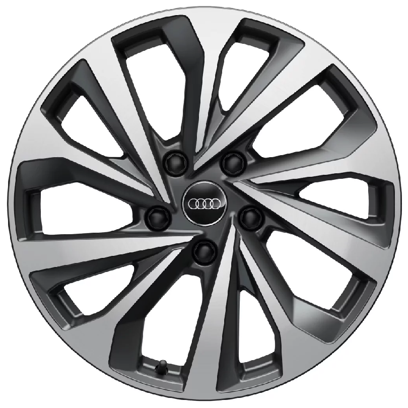 Audi алуминиева 19" джанта с 5-двойни спици Dynamic дизайн