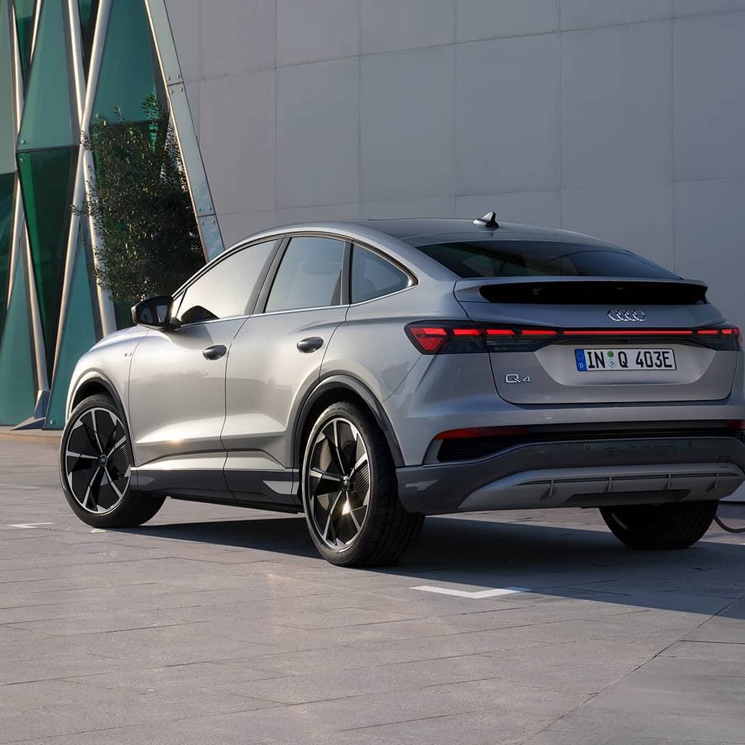 Audi Q4 e-tron Sportback Heckansicht