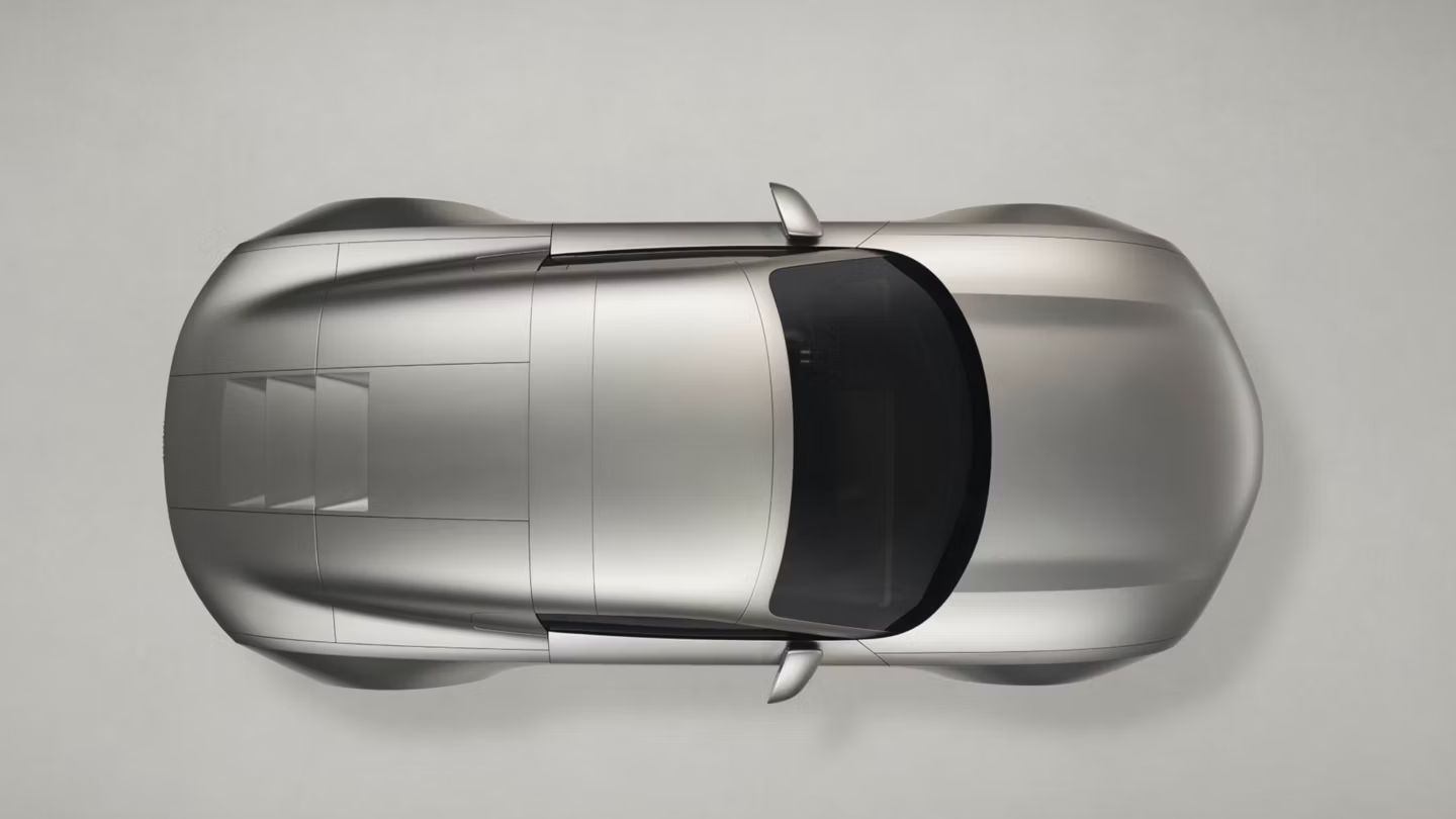 Topansicht des Audi Concept C mit versenkbarem Hardtop