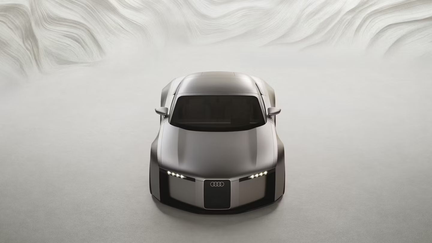 Frontale Ansicht des Audi Concept C