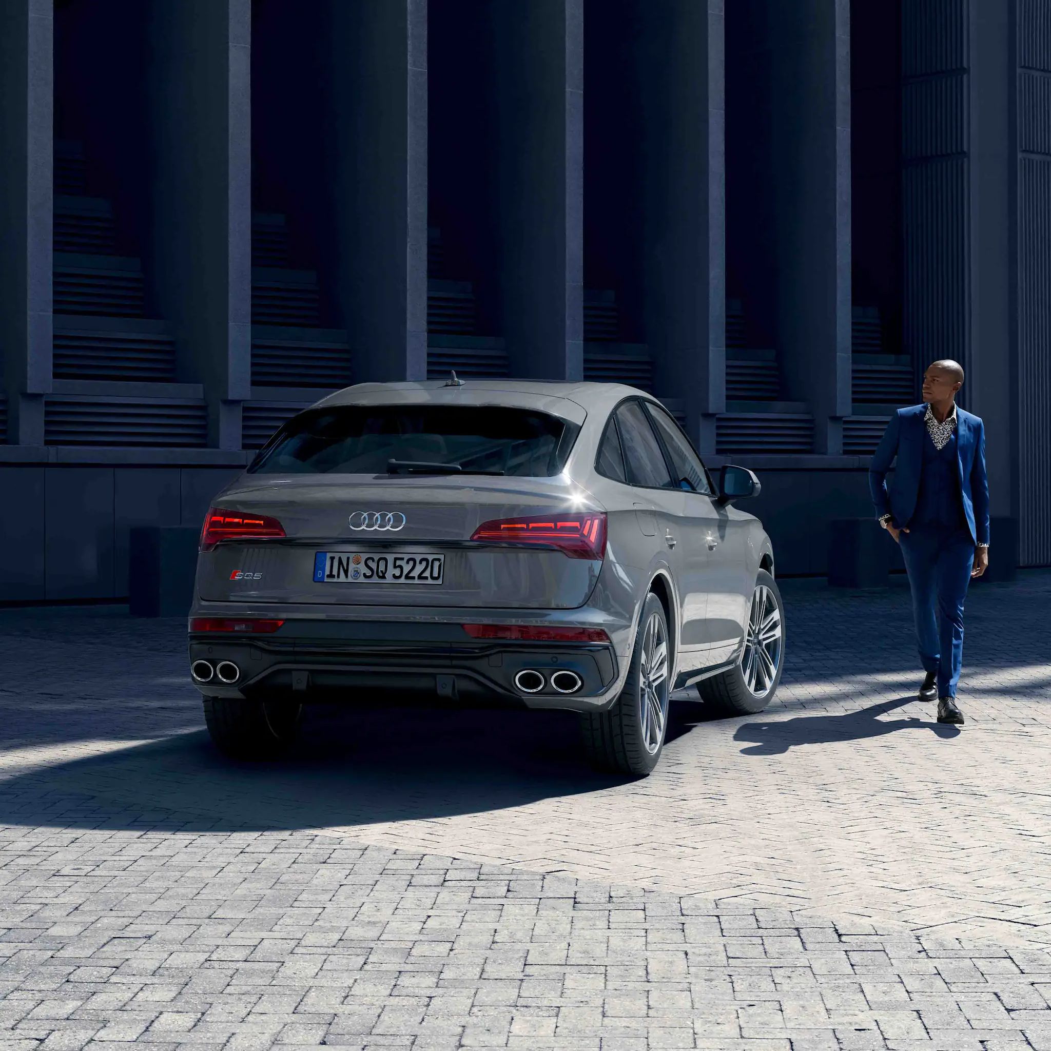 Nahaufnahme Back Audi SQ5 Sportback