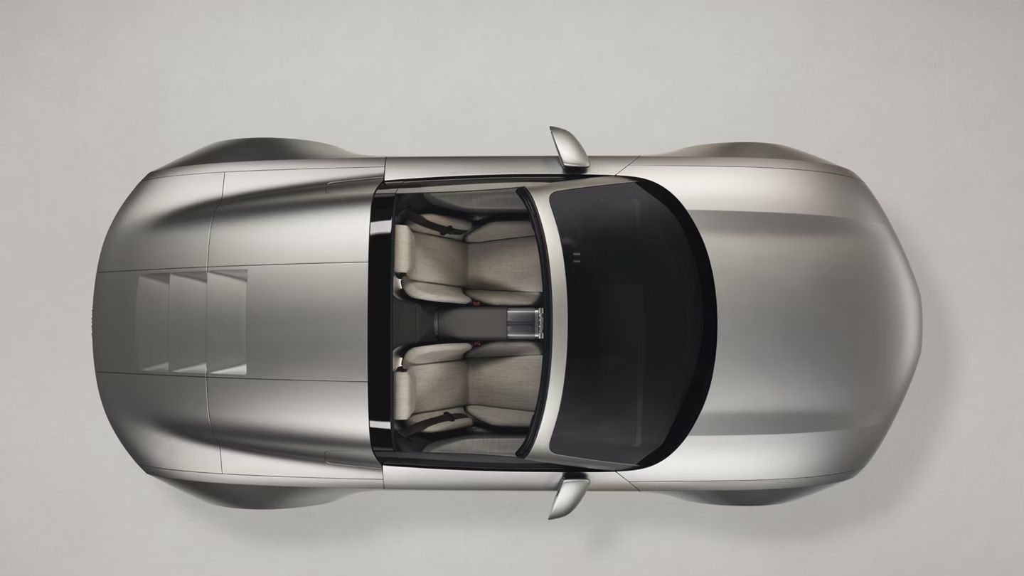 Topansicht des Audi Concept C mit versenkbarem Hardtop