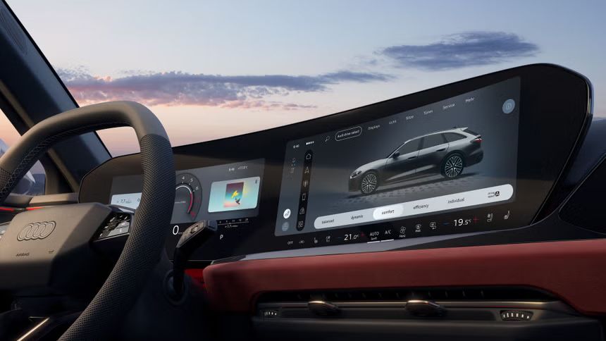 Кокпит на Audi автомобил