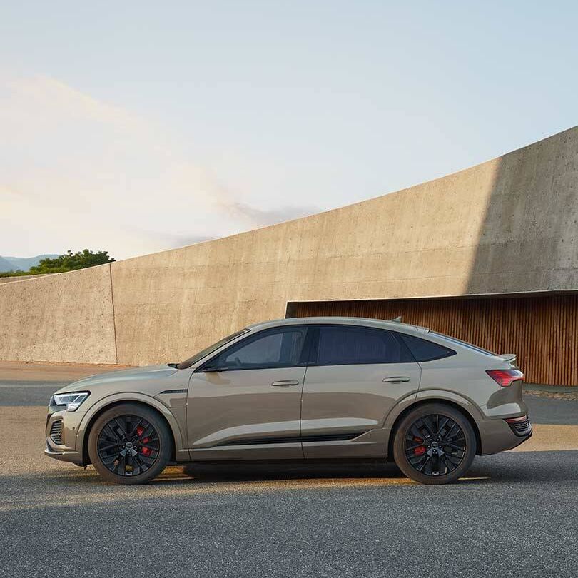 Audi Q8 Sportback e-tron Seitenansicht